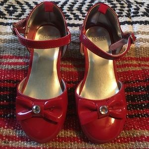 NWOT Gymboree Red Patent Leather Shoes with Heel